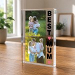 Personalised Mum Gift Photo Acrylic Plaque Mothers Day Birthday
