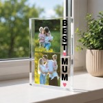 Personalised Mum Gift Photo Acrylic Plaque Mothers Day Birthday