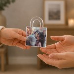 Personalised Acrylic Padlock Photo Plaque Acrylic Anniversary Personalised Acrylic Padlock Photo Plaque Acrylic Anniversary