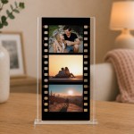 Personalised Custom Photo Film Strip Polaroid Plaque Gift Personalised Custom Photo Film Strip Polaroid Plaque Gift