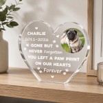 Personalised Pet Memorial Plaque With Custom Photo Name and Year Personalised Pet Memorial Plaque With Custom Photo Name and Year