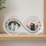 Personalised Infinity Photo Acrylic Plaque Gift for Boyfriend Personalised Infinity Photo Acrylic Plaque Gift for Boyfriend