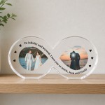 Personalised Infinity Photo Acrylic Plaque Gift for Boyfriend Personalised Infinity Photo Acrylic Plaque Gift for Boyfriend
