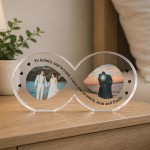 Personalised Infinity Photo Acrylic Plaque Gift for Boyfriend Personalised Infinity Photo Acrylic Plaque Gift for Boyfriend