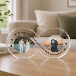 Personalised Infinity Photo Acrylic Plaque Gift for Boyfriend Personalised Infinity Photo Acrylic Plaque Gift for Boyfriend