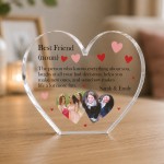 Personalised Best Friend Birthday Gifts Freestanding Heart Personalised Best Friend Birthday Gifts Freestanding Heart