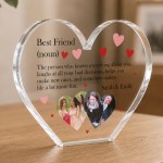 Personalised Best Friend Birthday Gifts Freestanding Heart Personalised Best Friend Birthday Gifts Freestanding Heart