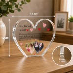 Personalised Best Friend Birthday Gifts Freestanding Heart Personalised Best Friend Birthday Gifts Freestanding Heart