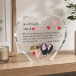 Personalised Best Friend Birthday Gifts Freestanding Heart Personalised Best Friend Birthday Gifts Freestanding Heart