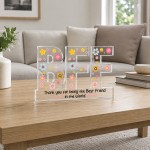 Personalised BFF Best Friend Acrylic Plaque Friendship Gift Personalised BFF Best Friend Acrylic Plaque Friendship Gift