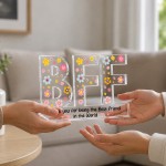 Personalised BFF Best Friend Acrylic Plaque Friendship Gift Personalised BFF Best Friend Acrylic Plaque Friendship Gift