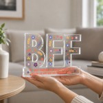 Friendship Gift Freestanding Acrylic Plaque 15x10cm Friend Gift