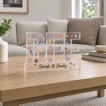Best Friend Gift for Her 15x10cm Freestanding Acrylic Plaque