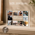 Personalised 1st Anniversary 10 Photo Plaque Gift For Boyfriend Personalised 1st Anniversary 10 Photo Plaque Gift For Boyfriend