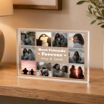 Personalised Best Friend Photo Gift 10 Photo Acrylic Plaque Personalised Best Friend Photo Gift 10 Photo Acrylic Plaque