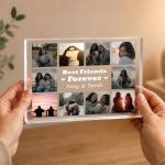 Personalised Best Friend Photo Gift 10 Photo Acrylic Plaque Personalised Best Friend Photo Gift 10 Photo Acrylic Plaque