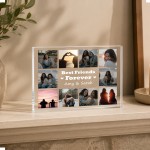 Personalised Best Friend Photo Gift 10 Photo Acrylic Plaque Personalised Best Friend Photo Gift 10 Photo Acrylic Plaque