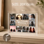Personalised Best Friend Photo Gift 10 Photo Acrylic Plaque Personalised Best Friend Photo Gift 10 Photo Acrylic Plaque