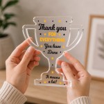 Appreciation Thank You Gift Acrylic Trophy Plaque For Teacher Appreciation Thank You Gift Acrylic Trophy Plaque For Teacher