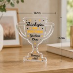 Appreciation Thank You Gift Acrylic Trophy Plaque For Teacher Appreciation Thank You Gift Acrylic Trophy Plaque For Teacher