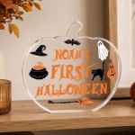 Personalised Babys First Halloween Pumpkin 15x12cm Plaque Keeps Personalised Babys First Halloween Pumpkin 15x12cm Plaque Keeps