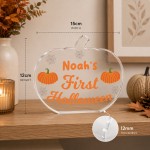 Personalised Baby's First Halloween Keepsake Plaque For Children Personalised Baby's First Halloween Keepsake Plaque For Children