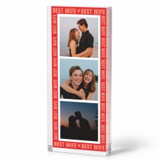 Personalised Best Wife Photo Gift Romantic Keepsake for Her