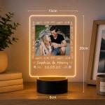 Personalised LED Plaque Night Light Photo Frame Gift Personalised LED Plaque Night Light Photo Frame Gift