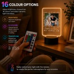 Personalised LED Plaque Night Light Photo Frame Gift Personalised LED Plaque Night Light Photo Frame Gift