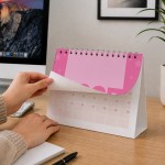Pink 2027 Calendar Desktop Office Planner Month to View Pink 2027 Calendar Desktop Office Planner Month to View