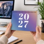 2027 Calendar A5 Landscape Flip Month To View Planner 2027 Calendar A5 Landscape Flip Month To View Planner