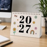 Colourful 2027 A5 Desktop Calendar Month to View Spiral Bound Colourful 2027 A5 Desktop Calendar Month to View Spiral Bound
