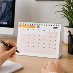 Colourful 2027 A5 Desktop Calendar Month to View Spiral Bound Colourful 2027 A5 Desktop Calendar Month to View Spiral Bound
