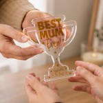 Best Mum Ever Acrylic Trophy Plaque Christmas Birthday Gift Best Mum Ever Acrylic Trophy Plaque Christmas Birthday Gift