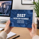 2027 Calendar Desktop Planner Organiser 16 Page Flip Office Desk 2027 Calendar Desktop Planner Organiser 16 Page Flip Office Desk
