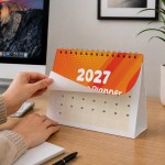 2027 Desk Calendar Desktop Desk Planner 16 Page Flipbook
