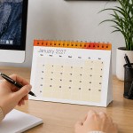 2027 Desk Calendar Desktop Desk Planner 16 Page Flipbook