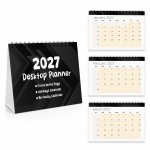 2027 Desktop Calendar Black Freestanding Desk Planner 16 Pages 2027 Desktop Calendar Black Freestanding Desk Planner 16 Pages