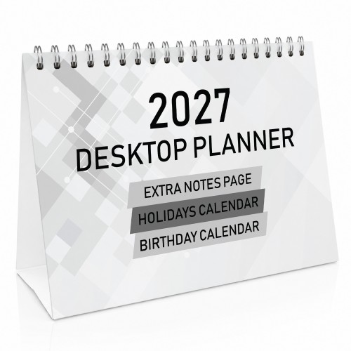2027 Desktop Calendar Planner 16 Page Desk Calender For Office 2027 Desktop Calendar Planner 16 Page Desk Calender For Office