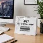 2027 Desktop Calendar Planner 16 Page Desk Calender For Office 2027 Desktop Calendar Planner 16 Page Desk Calender For Office