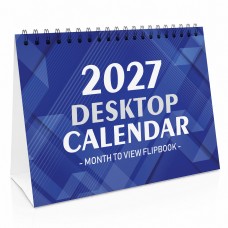 Month To View Desk Calendar 2027 Desktop Planner Office Work 