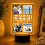 Personalised Grandad Photo Gift 16 Colours Night Light Plaque Personalised Grandad Photo Gift 16 Colours Night Light Plaque