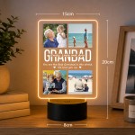 Personalised Grandad Photo Gift 16 Colours Night Light Plaque Personalised Grandad Photo Gift 16 Colours Night Light Plaque