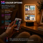 Personalised Grandad Photo Gift 16 Colours Night Light Plaque Personalised Grandad Photo Gift 16 Colours Night Light Plaque