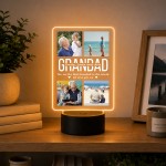Personalised Grandad Photo Gift 16 Colours Night Light Plaque Personalised Grandad Photo Gift 16 Colours Night Light Plaque