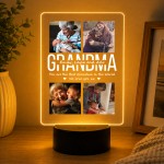 Personalised Grandma Photo Gift 16 Colours Night Light Plaque Personalised Grandma Photo Gift 16 Colours Night Light Plaque
