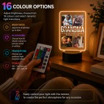 Personalised Grandma Photo Gift 16 Colours Night Light Plaque Personalised Grandma Photo Gift 16 Colours Night Light Plaque
