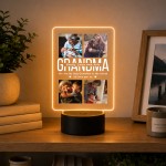 Personalised Grandma Photo Gift 16 Colours Night Light Plaque Personalised Grandma Photo Gift 16 Colours Night Light Plaque