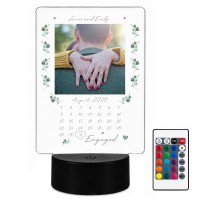 Personalised Engagement Gift Photo LED Light For Women Men