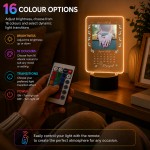 Personalised Engagement Gift Photo LED Light For Women Men